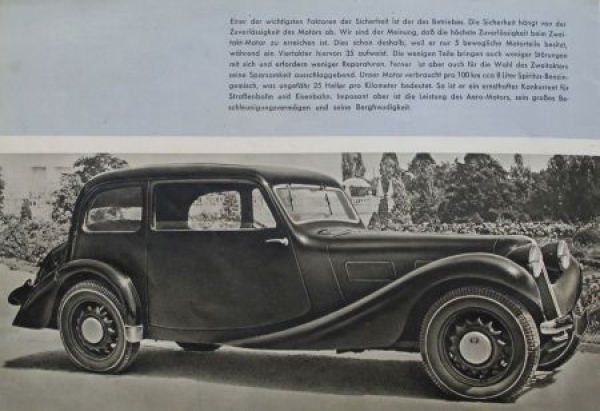 Aero Sport 30 Modellprogramm 1934 (S0284)